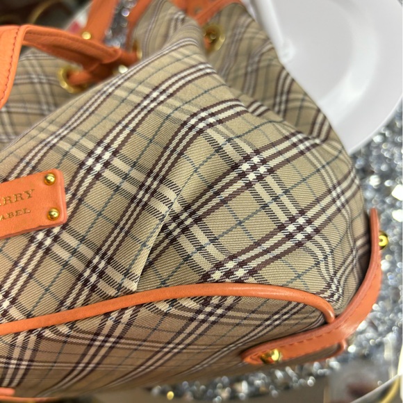 Burberry Blue Label Nova Check drawstring bucket bag EUC - Picture 15 of 17
